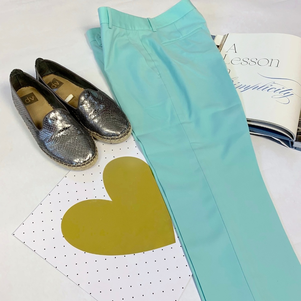 Theory Treeca Wool Light Blue Ankle Pants Size 6